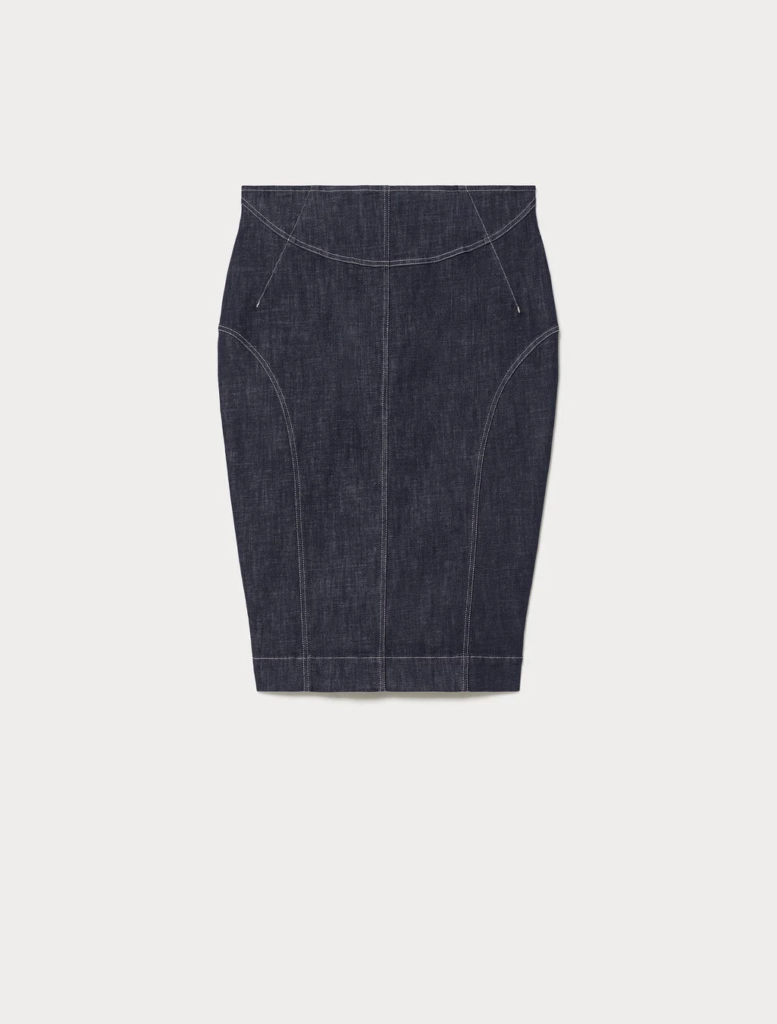 デニムタイトスカート