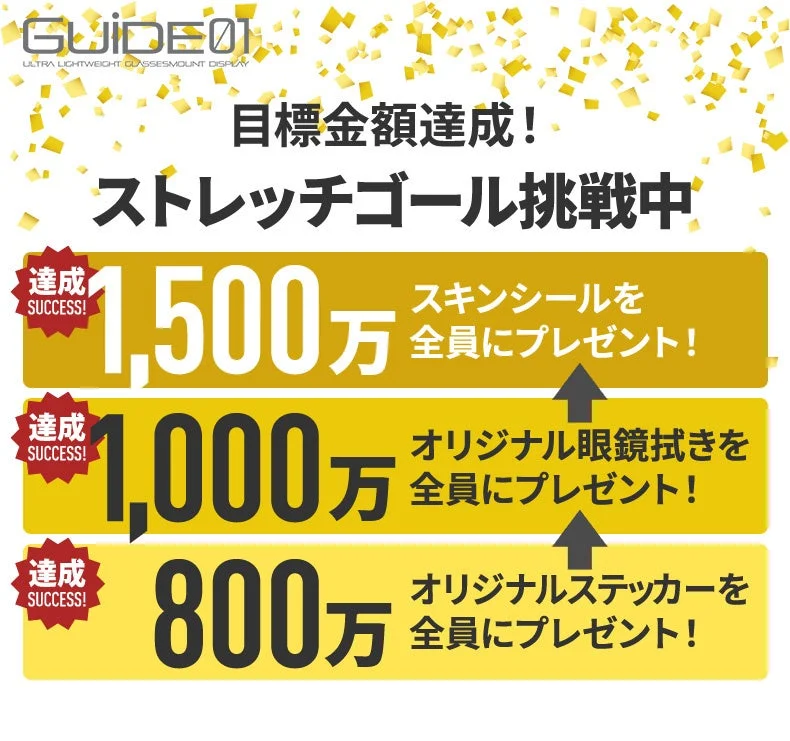ストレッチゴール達成