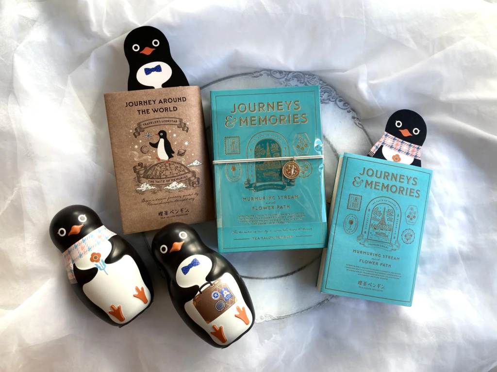 旅をテーマにした喫茶ペンギンの商品