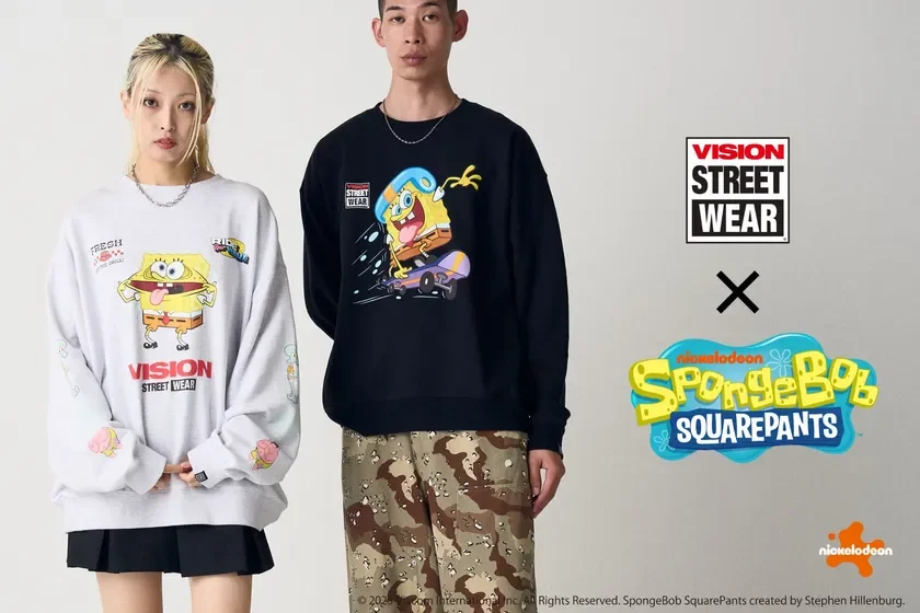 VISION STREET WEAR×スポンジ・ボブ