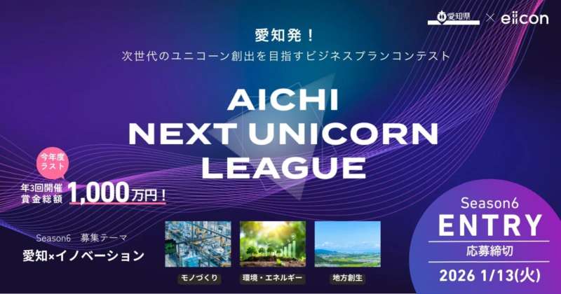 AICHI NEXT UNICORN LEAGUE 募集テーマ