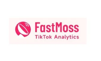 FastMossのロゴとサービス名「TikTok Analytics」