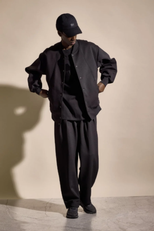 NMRソフトMA-1とワイドパンツのスタイリング