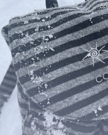 ストライプバッグ