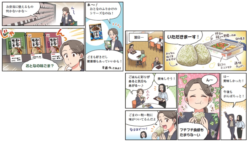 お弁当の悩みを解決するイメージ