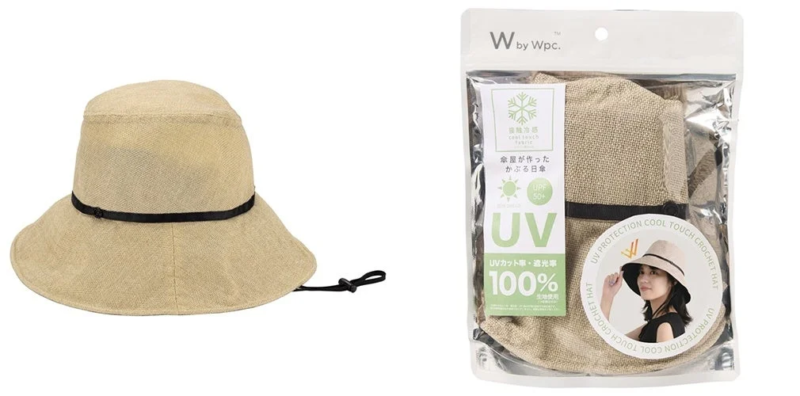 ダブリュピーシー（Wpc.） UVカット 接触冷感 クロッシェハット