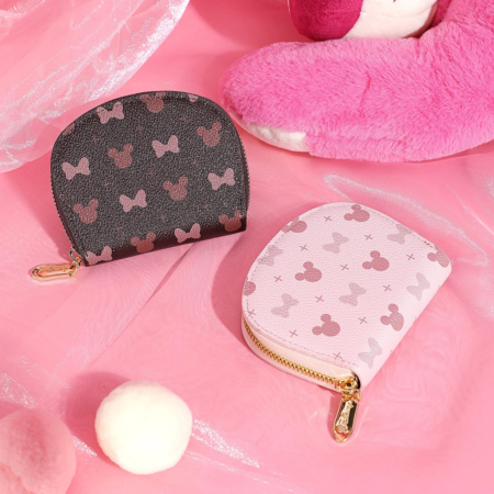 ミッキー&ミニー柄の小銭入れ