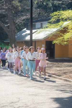 ランニングを楽しむ女性たち