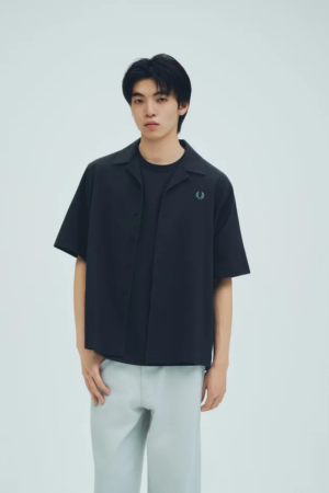【SHIPS別注】PIQUE REVERE SHIRT