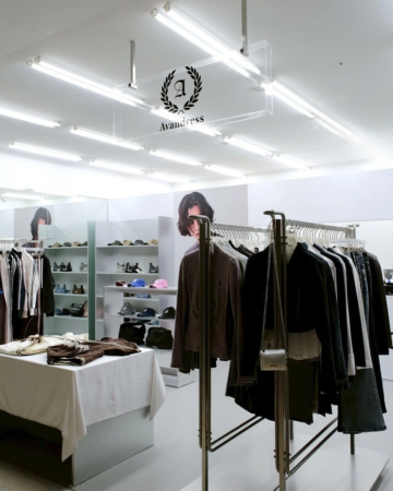Avandressの店内ディスプレイ