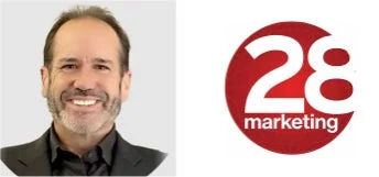 28 marketingのロゴとSteve Gershik氏の顔写真