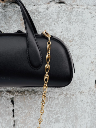 Mini Asra Boston Bag Black