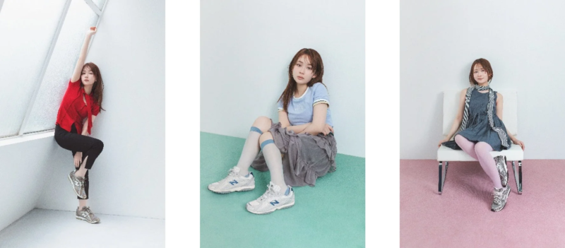 俳優・畑芽育さん着用 New Balance 204L