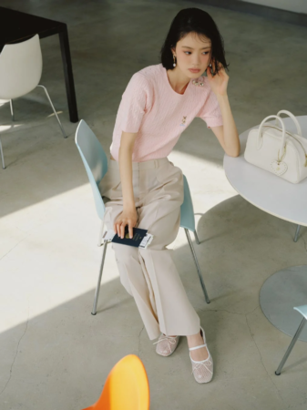 旅をテーマにしたコレクションのLOOK