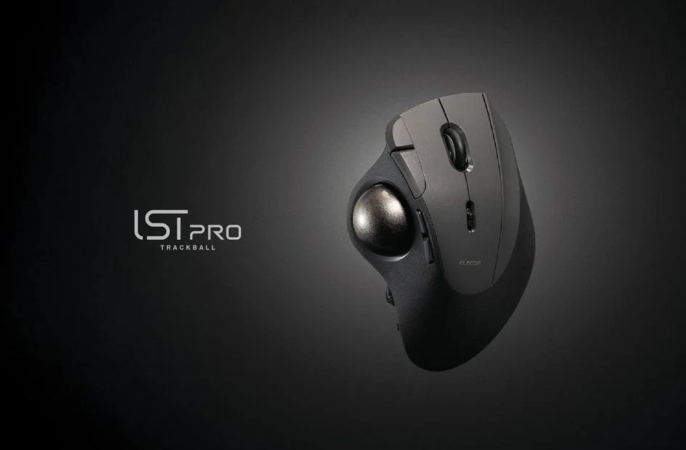 親指操作タイプトラックボールマウス「IST PRO」