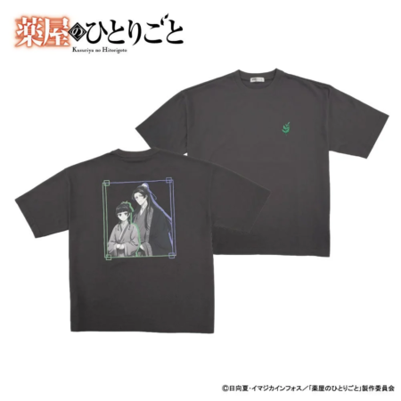 プリントTシャツB チャコール