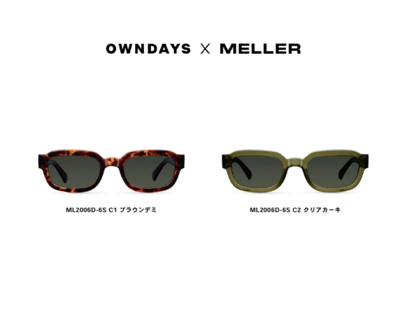 OWNDAYSとMELLERのコラボレーションによるJAMILサングラス