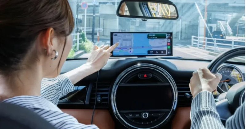 大画面で快適ドライブを楽しむ