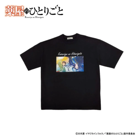 プリントTシャツA クロ