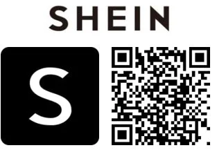 SHEIN QRコードとロゴ