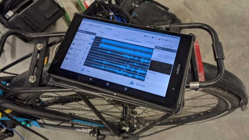 データ計測中のENNE EV