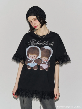 レースドッキングルーズＴシャツ