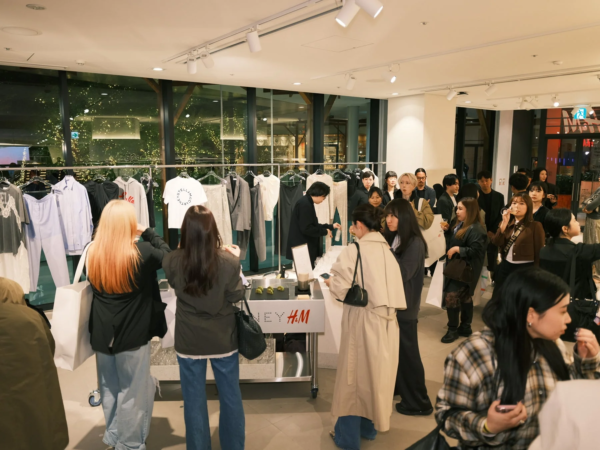H&Mの店舗で開催されているファッションイベントの様子