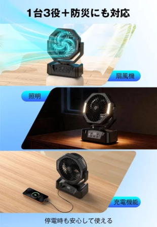 1台3役+防災にも対応