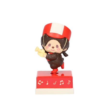ラッパを持つモンチッチちゃん
