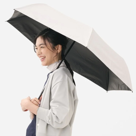 【遮光・UVカット】折畳傘 遮光耐風 55cm