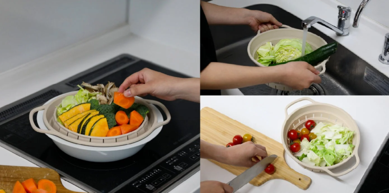 下ごしらえから蒸し料理まで