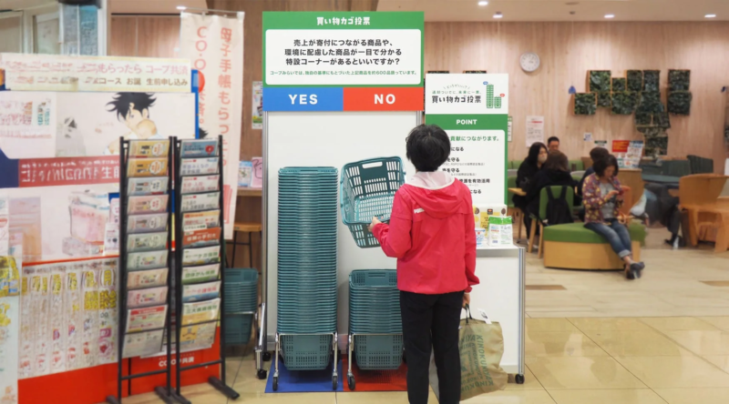 買い物カゴ投票