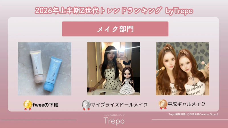 メイク部門のランキング