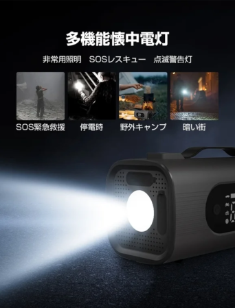 LEDライトの使用イメージ