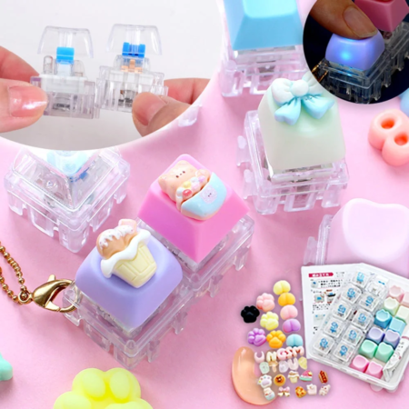キーキャップのコレクション
