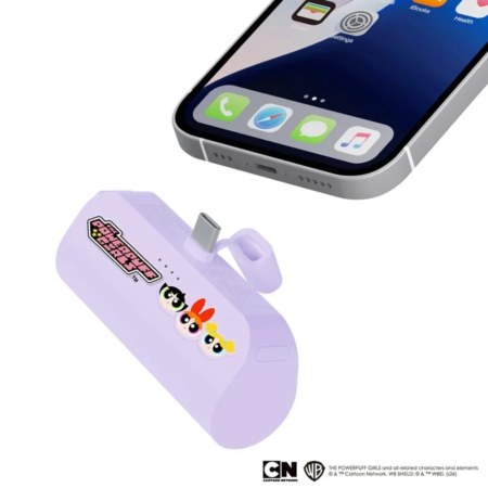 iPhoneに直挿しされたモバイルバッテリー