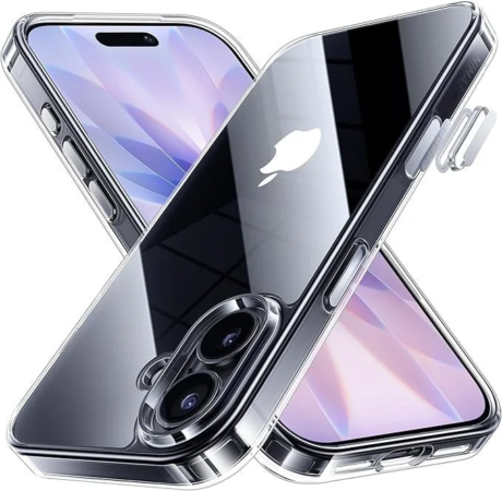 NIMASO iPhone 17 用 ケース クリア 黄変防止 耐衝撃