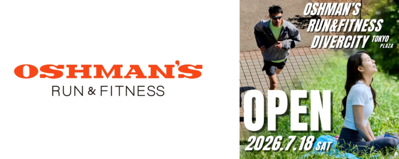 OSHMAN'S RUN&FITNESS オープン告知