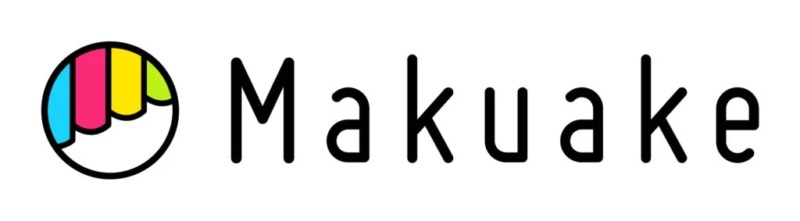 クラウドファンディングサービス「Makuake」のロゴマークです。カラフルな幕が開くようなデザインが特徴で、新しい始まりや創造性を表現しています。