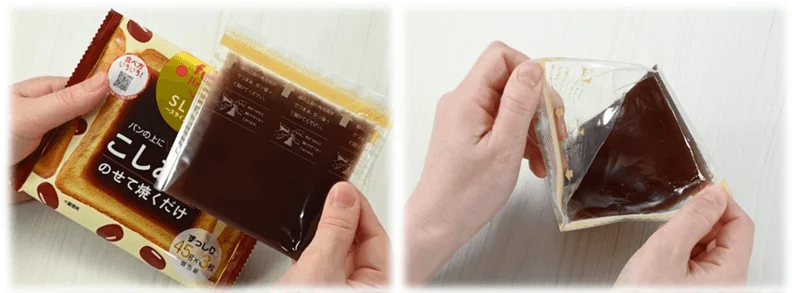 スライスこしあんの使用イメージ