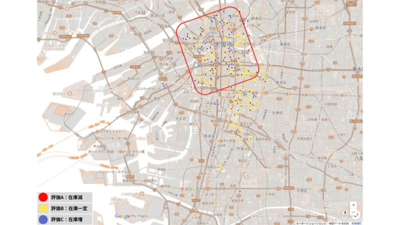 大阪市 Google My Maps