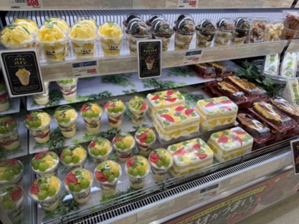 青果スイーツ売り場
