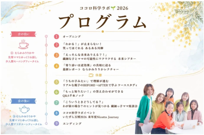 ココロ科学ラボ2026のプログラム概要