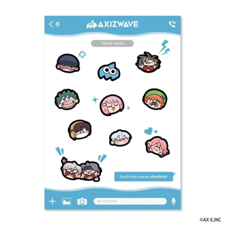 AXIZ WAVE 2026夏 絵文字シールセット