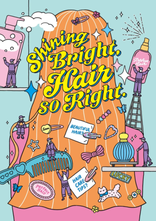 Shining Bright, Hair so Right.プロモーション
