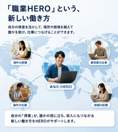 職業HEROの概念図
