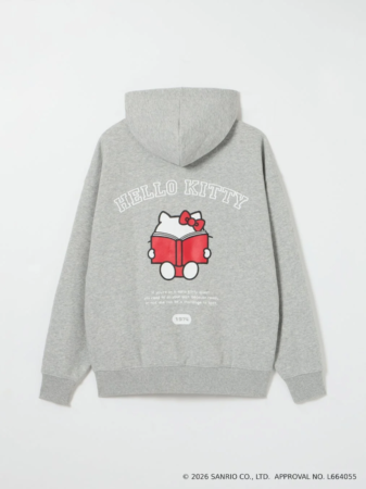 ハローキティ バックプリントパーカー