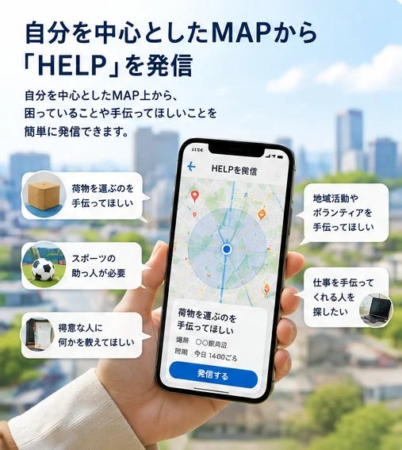 HELP発信のMAP画面