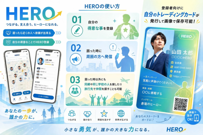 HEROの使い方の概念図