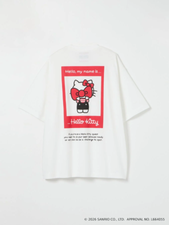 ハローキティ バックプリントTシャツ